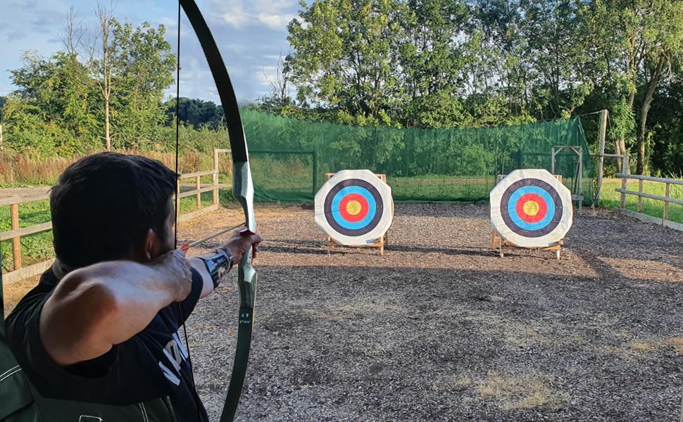 Black Hunter Takedown Recurve Bow 60" for Adults Outdoor Practice & Hunting R356462