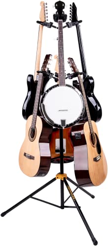 Hercules GS526BPLUS Auto Grip 6 Guitar Stand, Black H40215