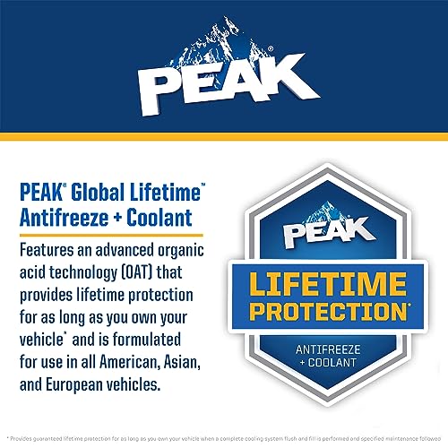 PEAK Global Lifetime Concentrate Antifreeze and Coolant, 1 Gal. T68470