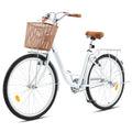 Viribus Beach Cruiser Bike for Women, Womens Bike 24 26 inch, Cruiser Bike with Basket 1 Speed, Bicycle Bike for Short Women, Step Through Bike, Commuting Bike, Adult Bicycles for Women