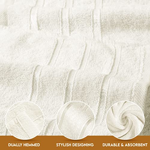 Utopia Towels 4 Pack Oversized Bath Towels, 100% Ring Spun Cotton, Black H527651