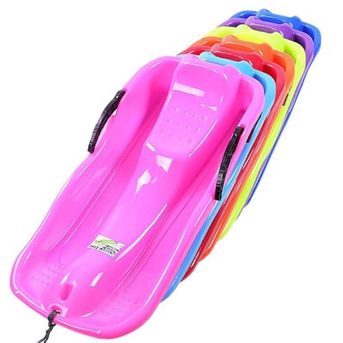 Toboggan Snow Sled with Pull Rope and Handles for Kids and Adults Z33128
