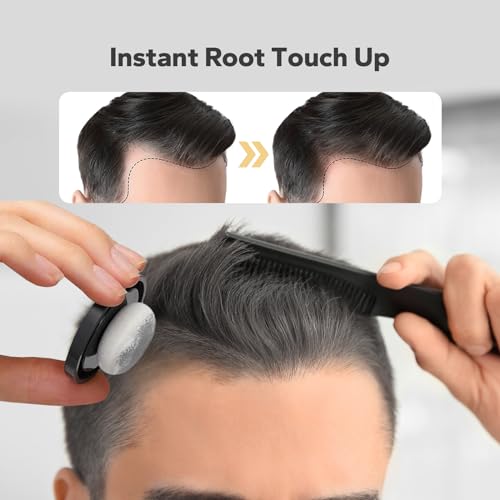 Hairline Powder Root Touch Up for Thinning Hair, Sweatproof, Light Brown Z1943