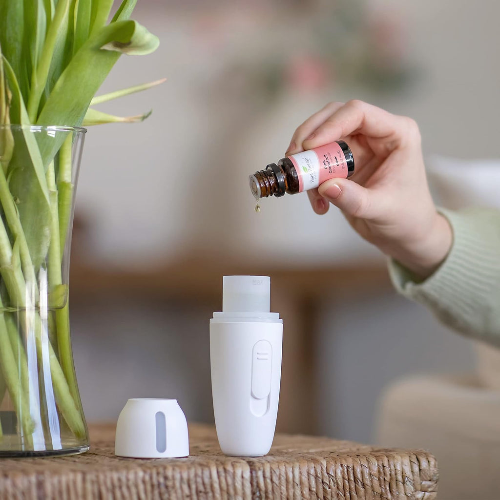 Plant Therapy Mini Portable Diffuser for Essential Oils, Rechargeable USB, Cordless M97691