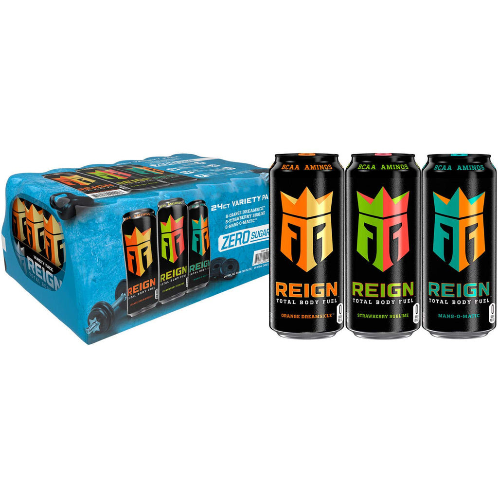 Monster Reign Total Body Fuel Variety Pack 16 oz Can (24 Pack) F8989