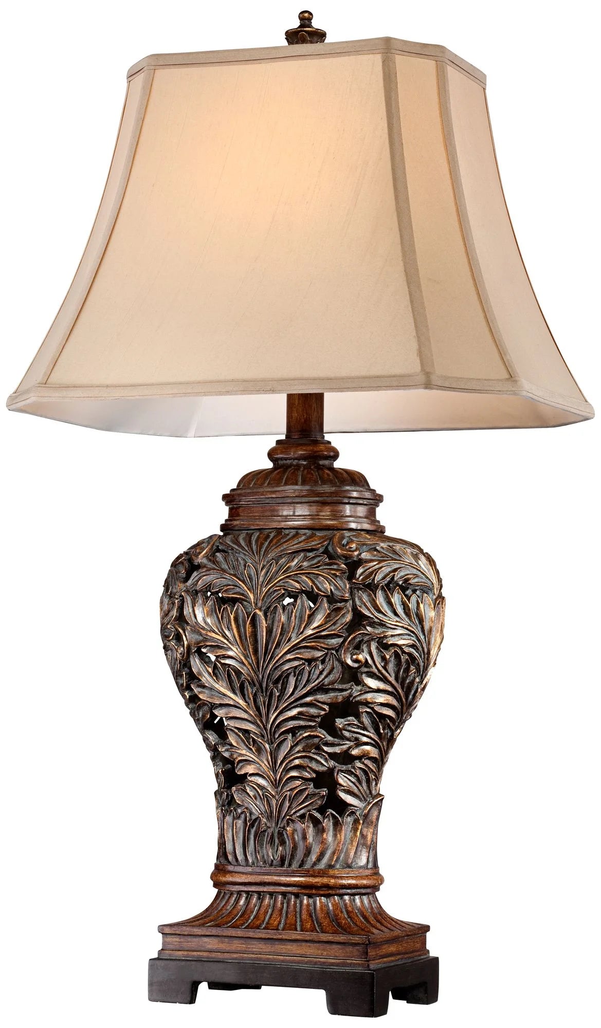 Barnes and Ivy Traditional Table Lamps 32.5" Set of 2 Bronze W123