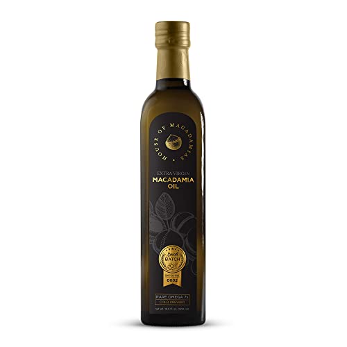 House of Macadamias, Macadamia Nut Oil, Cooking oil, Premium Cold-Pressed Extra Virgin, 25.3 fl. oz. Bottle - Keto, Vegan, Paleo, Gluten-Free, Sugar-Free