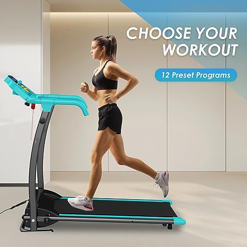 Folding Treadmill 2.5 HP Portable Electric Running Machine for Home C875530