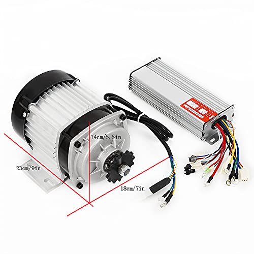 BLDC 72V 3000W Brushless Motor Kit with Controller & T8F Sprocket/Chain J2894