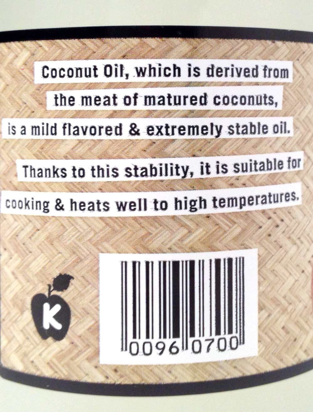 Trader Joe's Organic Virgin Coconut Oil, 16 fl oz X807536