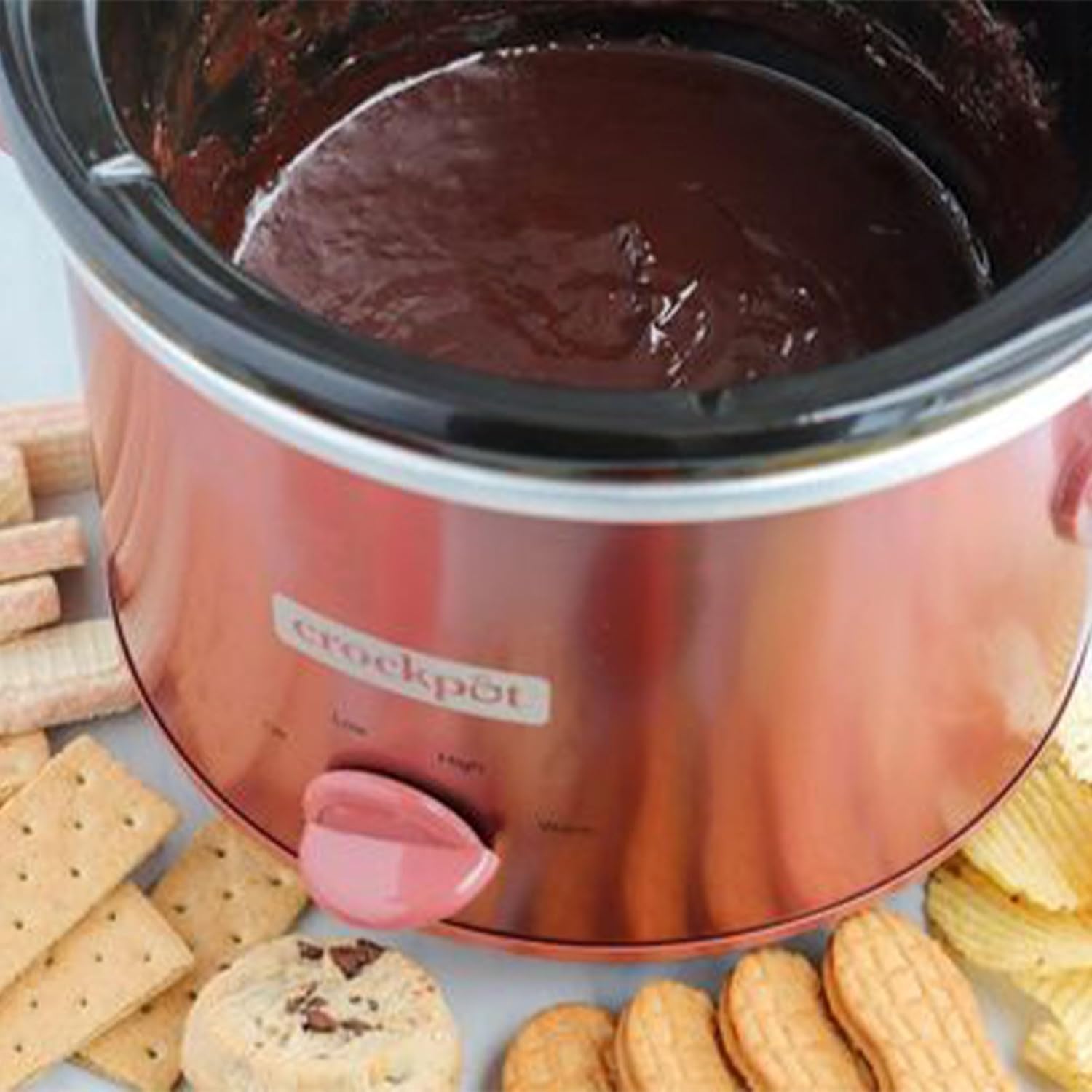 Crock-Pot 3 Quart Manual Slow Cooker with Removable Stoneware Bowl, Copper K5795