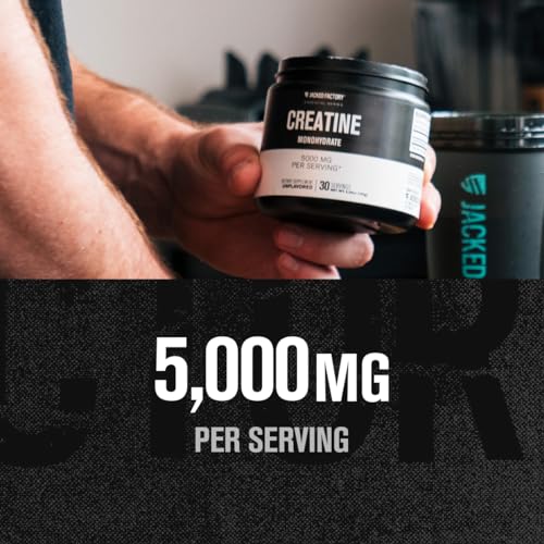 Jacked Factory Creatine Monohydrate Powder 425g, Unflavored C770