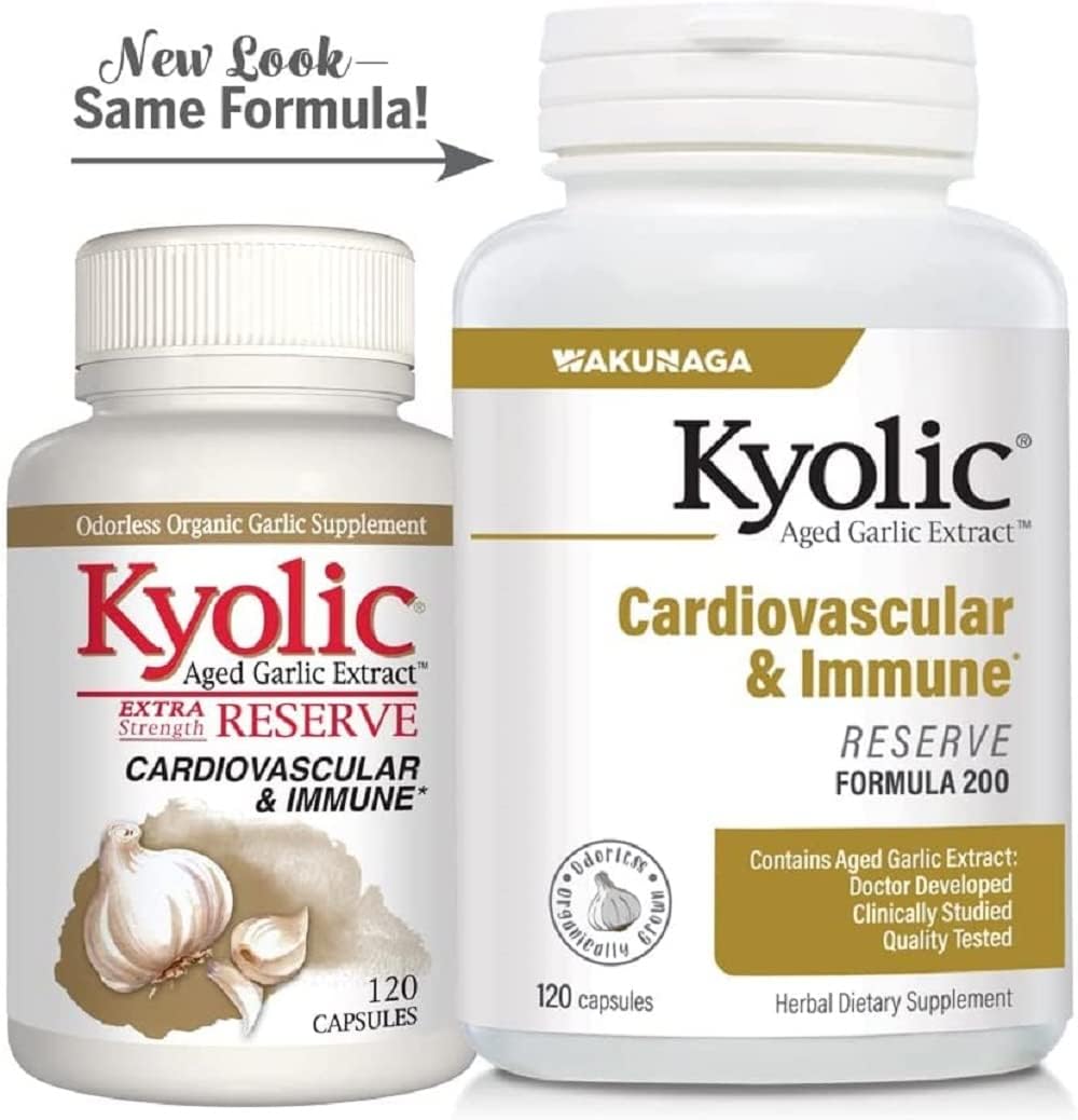 Kyolic Aged Garlic Extract Cardiovascular Extra Strength Reserve Capsules P346