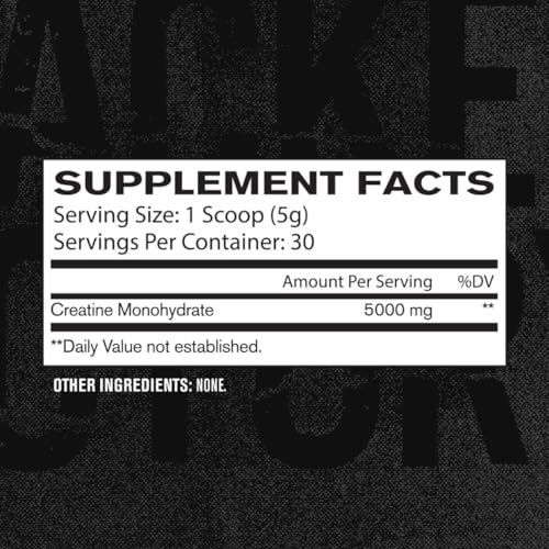 Jacked Factory Creatine Monohydrate Powder 425g, Unflavored C770