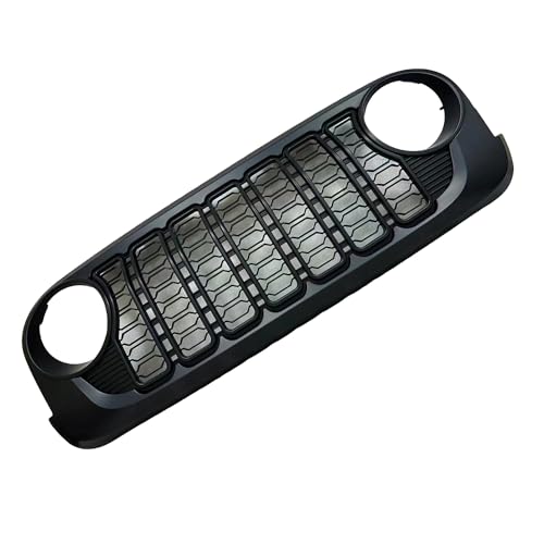 HIGH FLYING 20th Anniversary Style Front Grille Grid Grill Guard for Jeep Wrangler JL 2018-2024 Gladiator ABS Blackout M5163