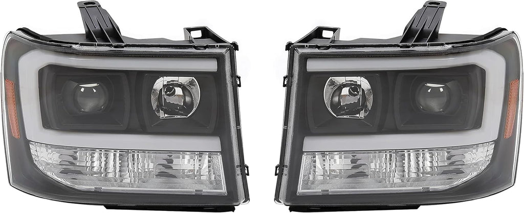 HECASA LED Projector Headlights for GMC Sierra 1500 2500HD 3500HD 2007-2014 S903846