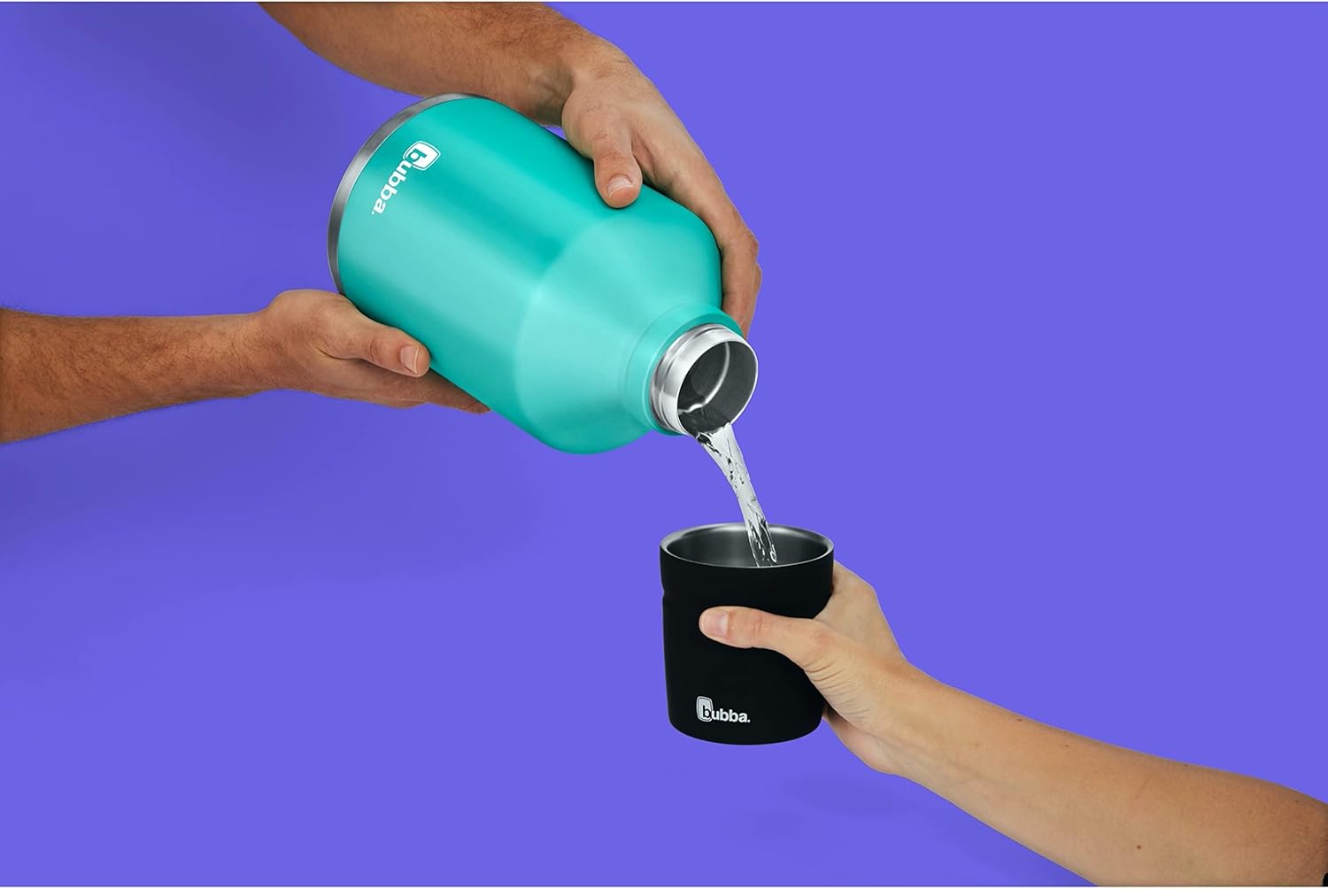 Bubba Trailblazer XL 84oz Vacuum-Insulated Stainless Steel Water Bottle with Leak-Proof Lid, Island Teal P49128