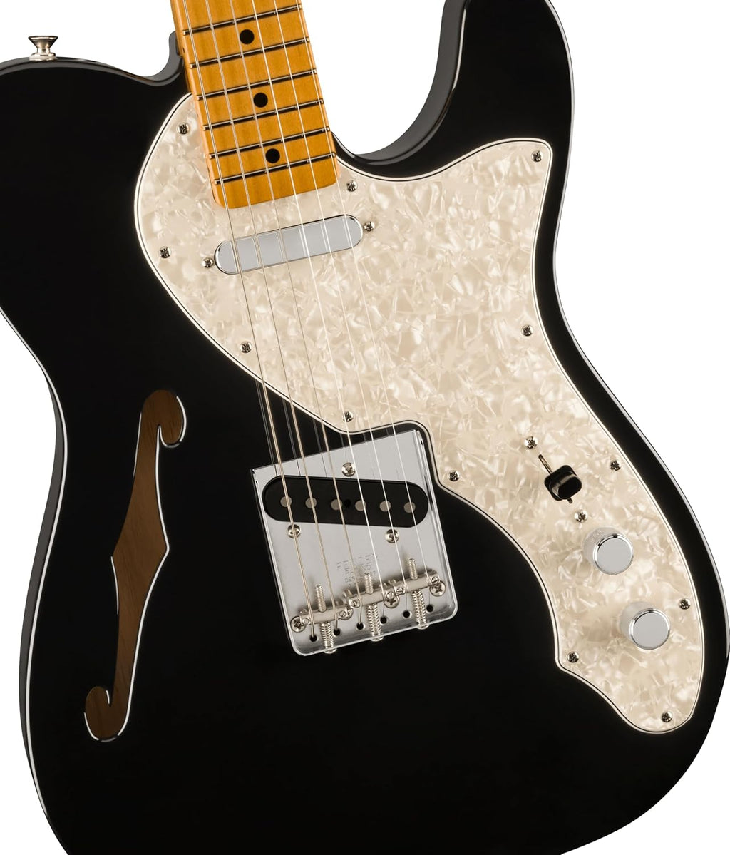 Fender Vintera II '60s Telecaster Thinline Electric Guitar Black T836887