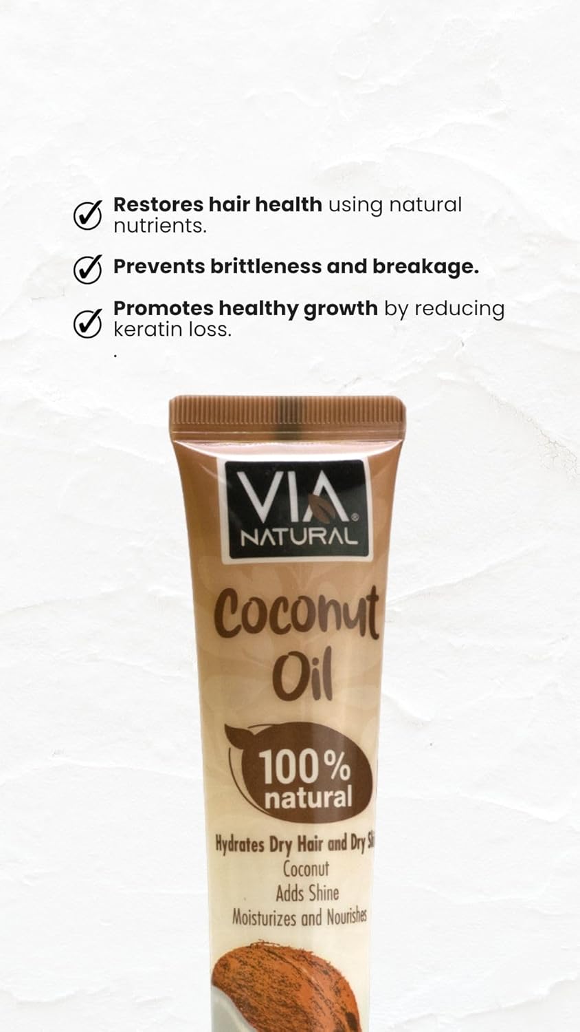 Via Natural 100% Natural Coconut Oil 1.5 Fl Oz V50354