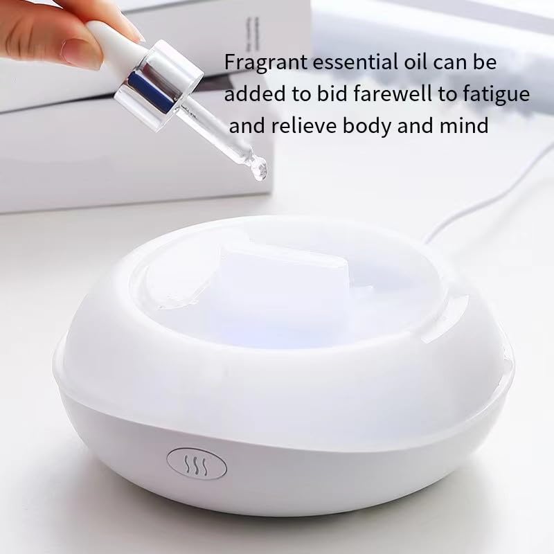 200ML Essential Oil Diffuser with 7-Color LED, Wood Grain D64923