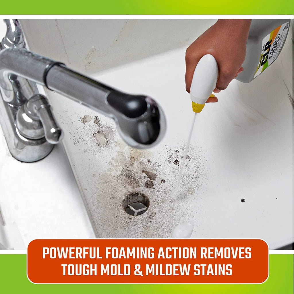 CLR Mold & Mildew Clear Bleach-Free Stain Remover Spray, 32oz, Pack of 4 A86060