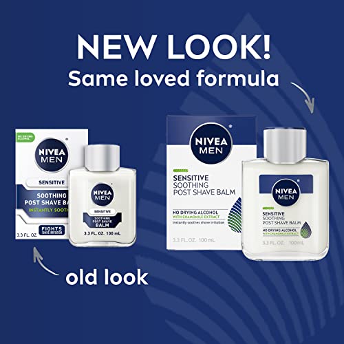 NIVEA MEN Sensitive Post Shave Balm with Vitamin E, 3.3 Fl Oz Z248