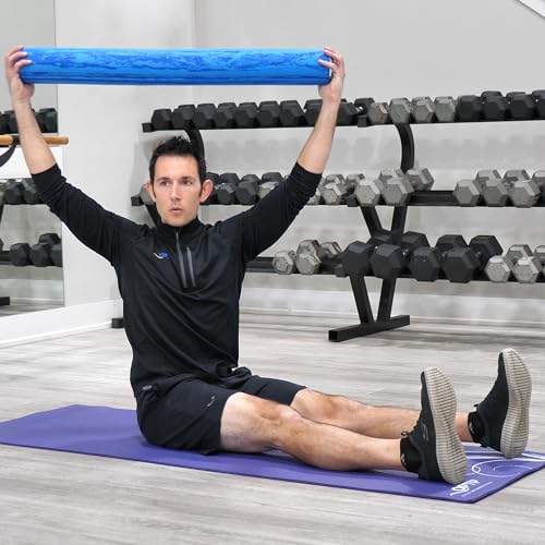 OPTP PRO-Roller Foam Roller 36" x 4" Soft Density for Physical Therapy, Pilates, Yoga, and Muscle Recovery I400
