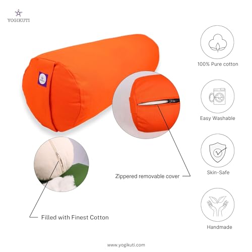 Iyengar Round Cotton Yoga Bolster for Back Support J600271