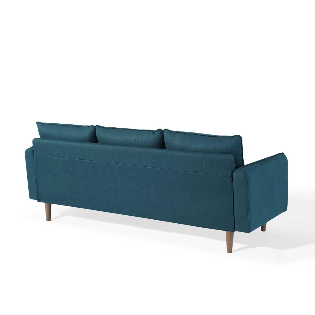 Navy Blue Fabric Sectional Sofa Set C37521