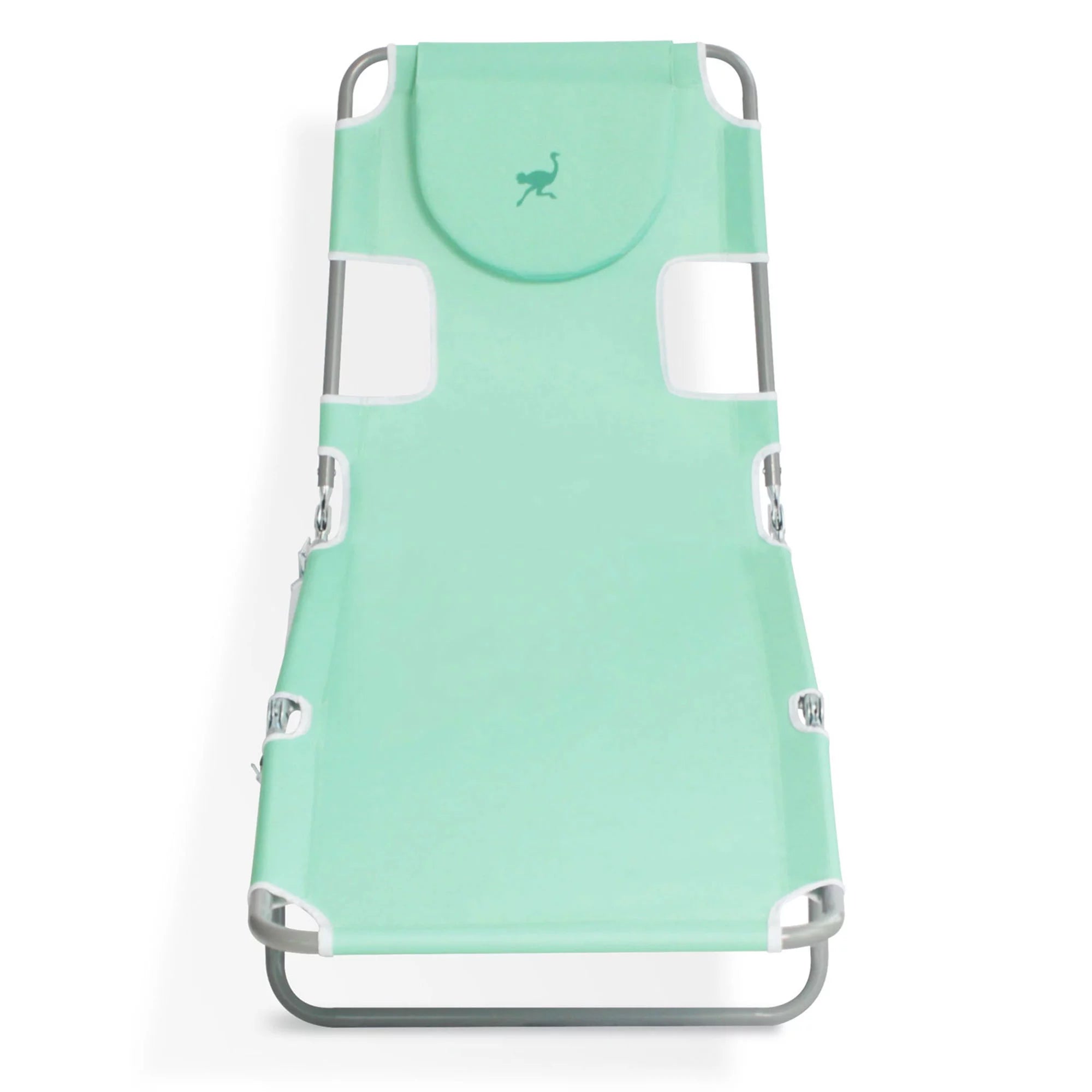 Ostrich Chaise Sunbathing Poolside Beach Chair with Recliner, Teal V291