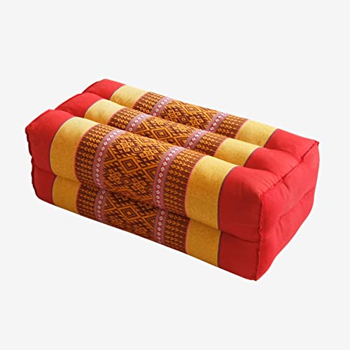 Yoga & Meditation Cushion - Organic Water-Resistant Kapok Filling, Meditation Cushion, Soft Yoga Prop