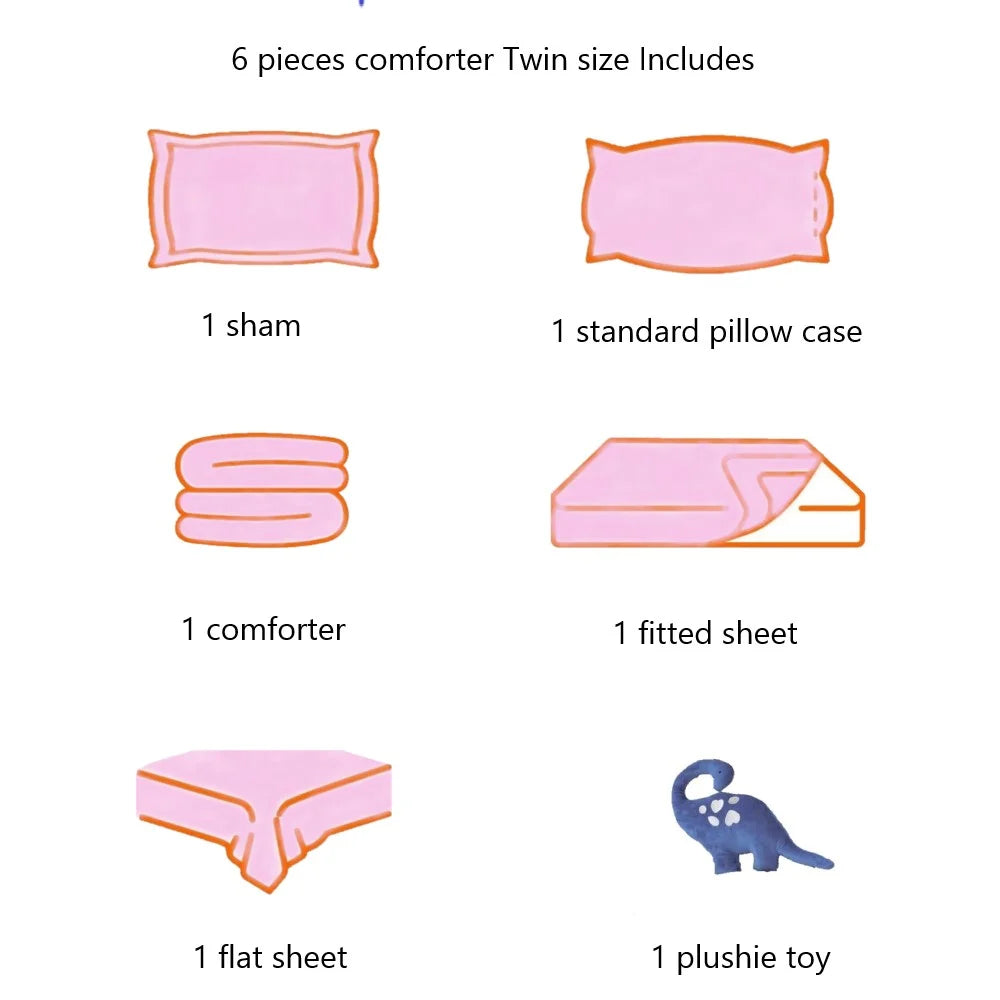 Twin Zebra Pink Comforter and Sheet Set for Kids Teens F297151
