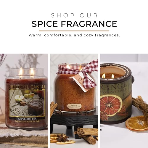 A Cheerful Giver Cinnamon Twist 34oz Papa Scented Candle Jar with Lid V7281
