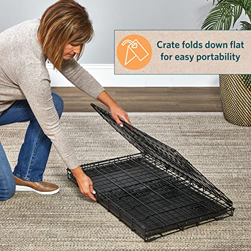 MidWest Homes for Pets XL Dog Crate Folding Metal with Divider Panel, 48L x 30W x 33H X9991