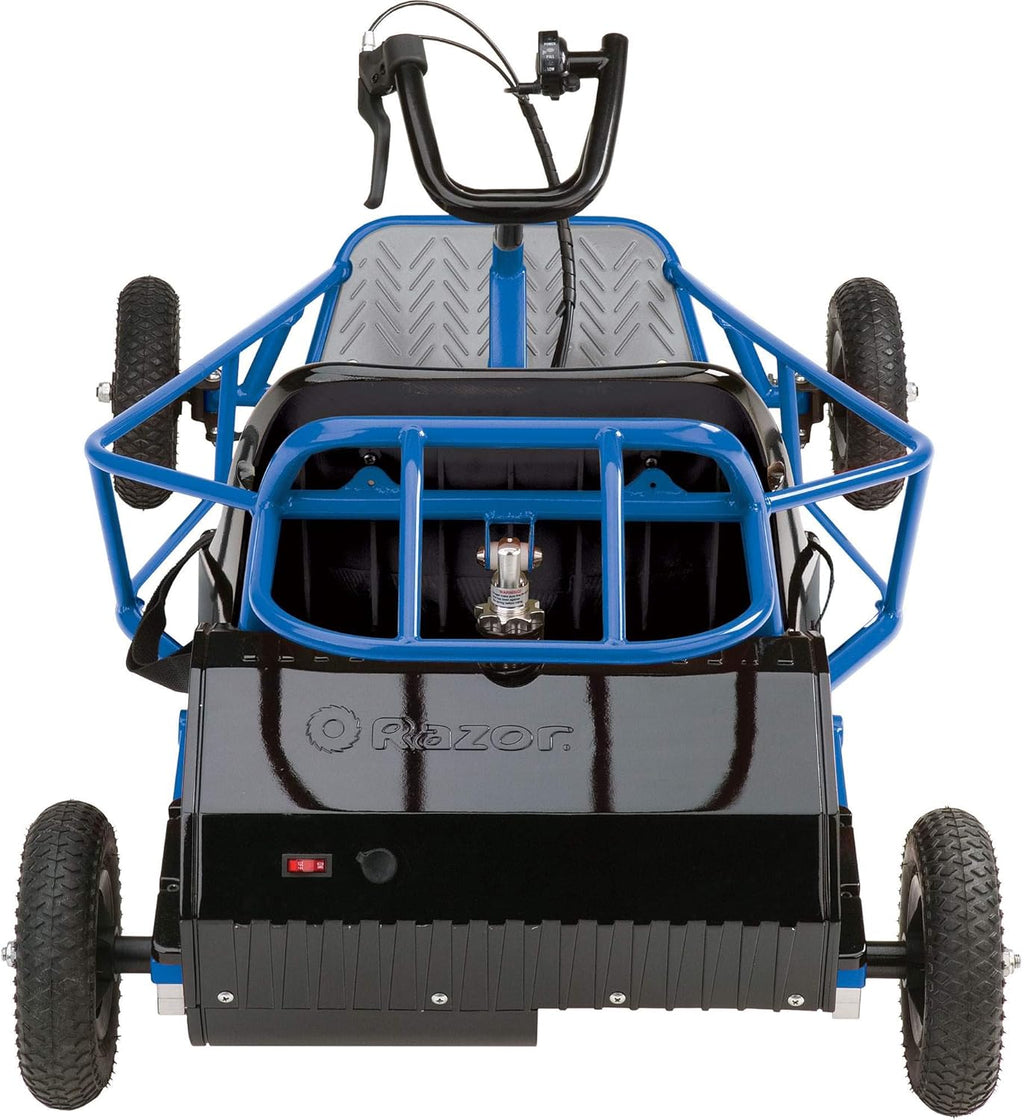 Razor Vintage Single Rider Electric Kart Dune Buggy, Blue H5830