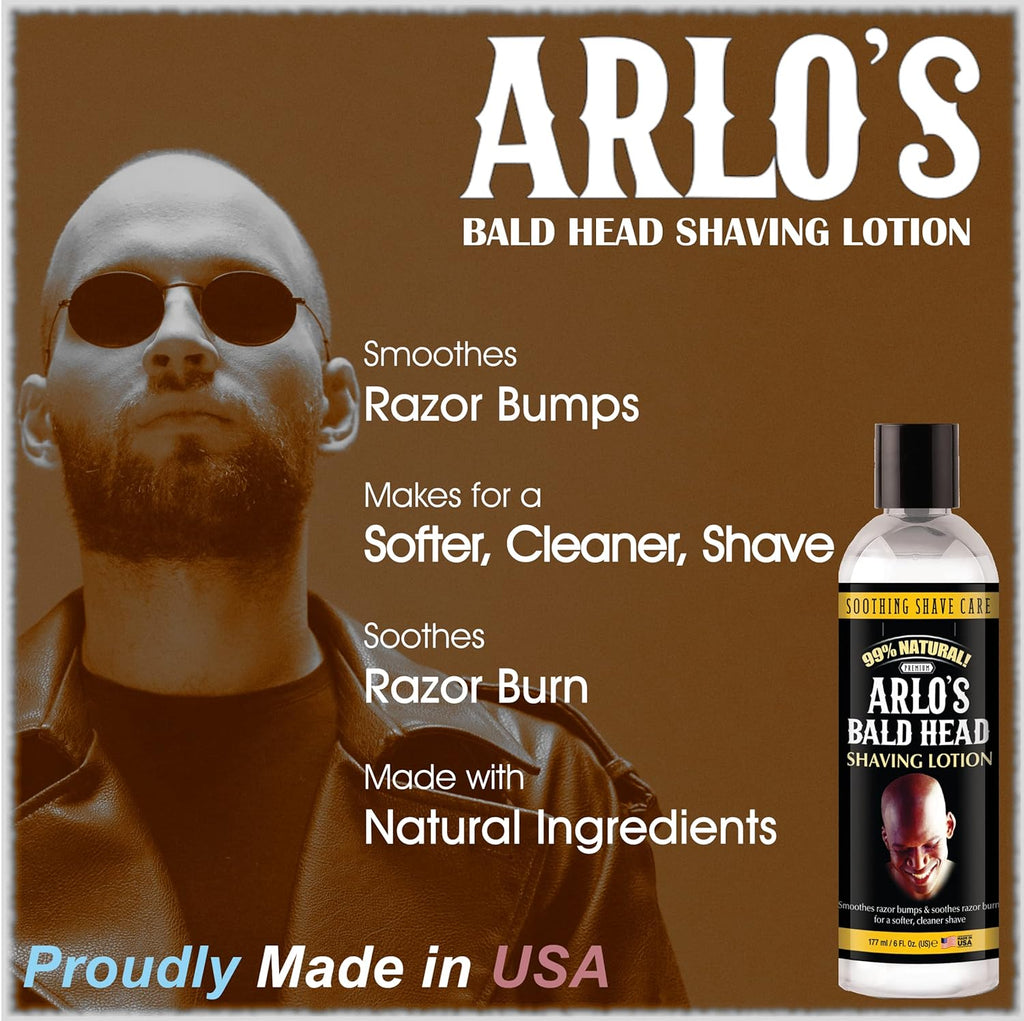 Arlo's Bald Head Shaving Lotion 6 oz Y364