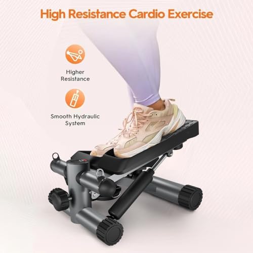 Mini Stepper with Resistance Bands and LCD Monitor P244189