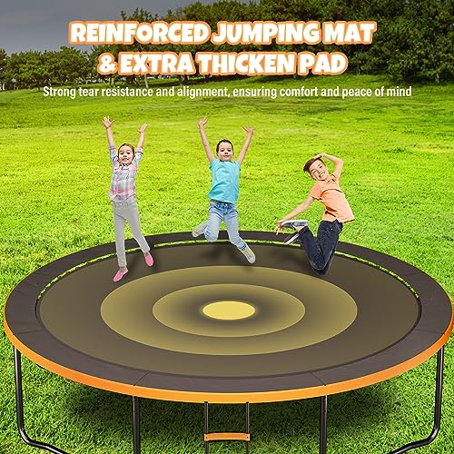 12FT 14FT Trampoline for Kids and Adults J23642