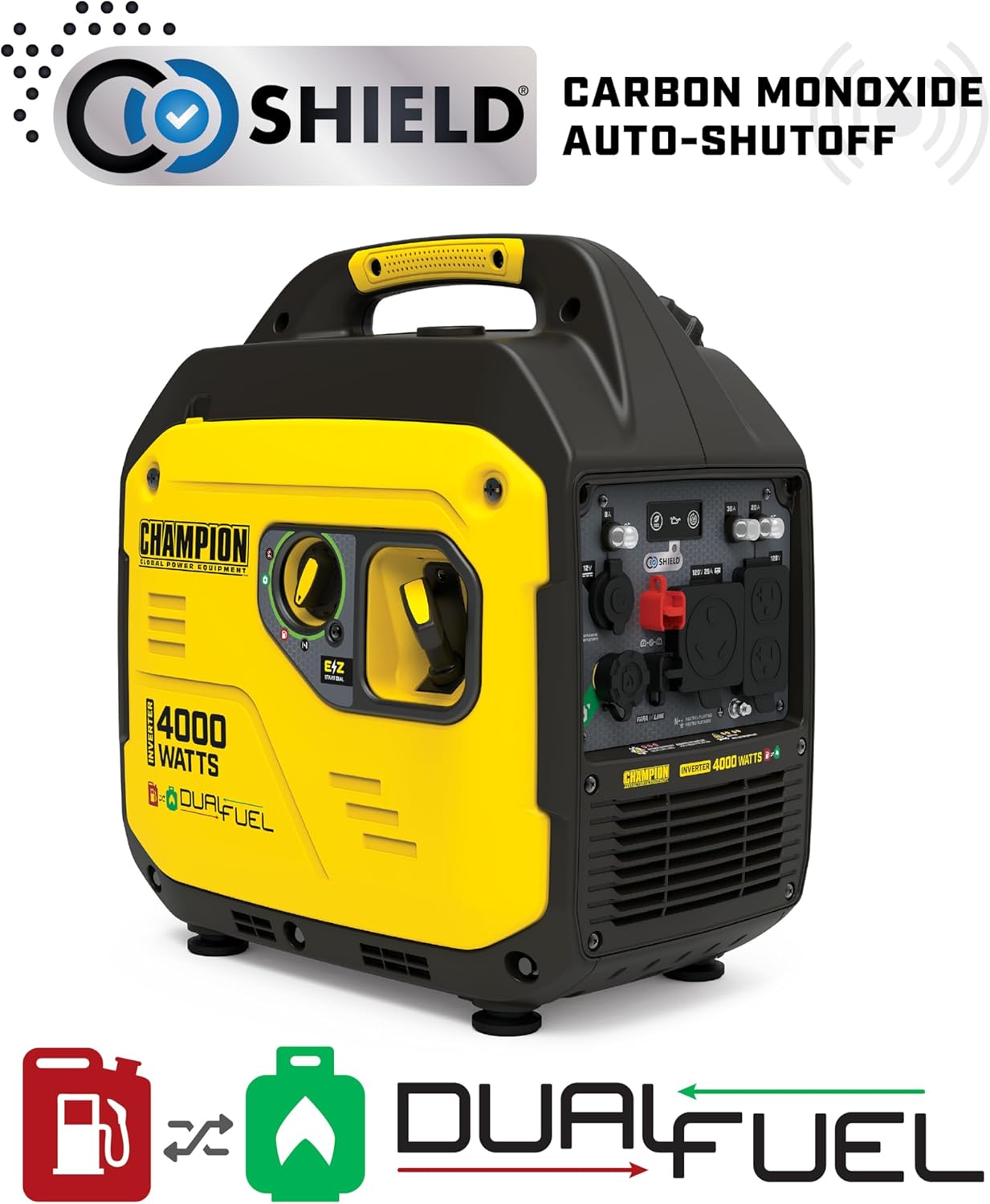 Champion Power Equipment 4000-Watt Dual Fuel Portable Inverter Generator Z9799