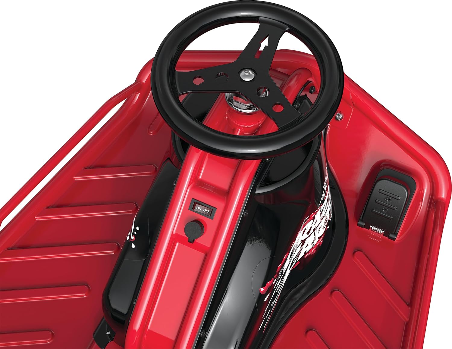 Razor Crazy Cart 24V Electric Drifting Go Kart, Black/Red Q670995
