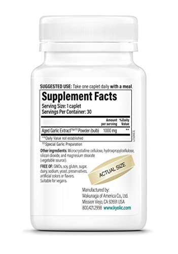 Kyolic Aged Garlic Extract Formula 250, 60 Vegan Capsules T207819