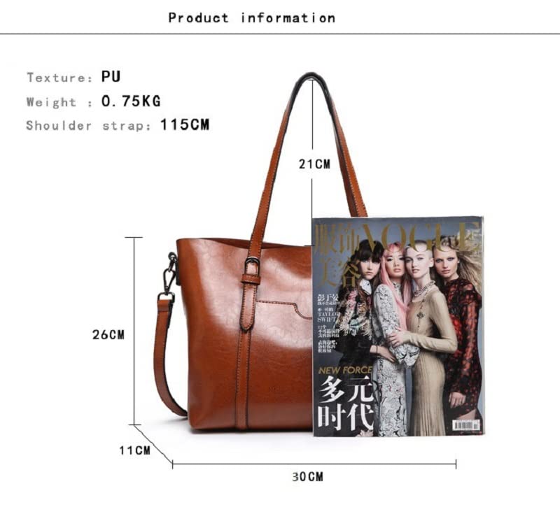 Vegan Leather Hobo Handbag Crossbody Tote for Women Z68953