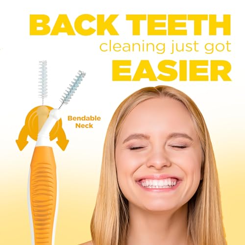 GUM Proxabrush Go-Betweens Interdental Brushes for Tight Teeth, 10ct (4Pk) J9556