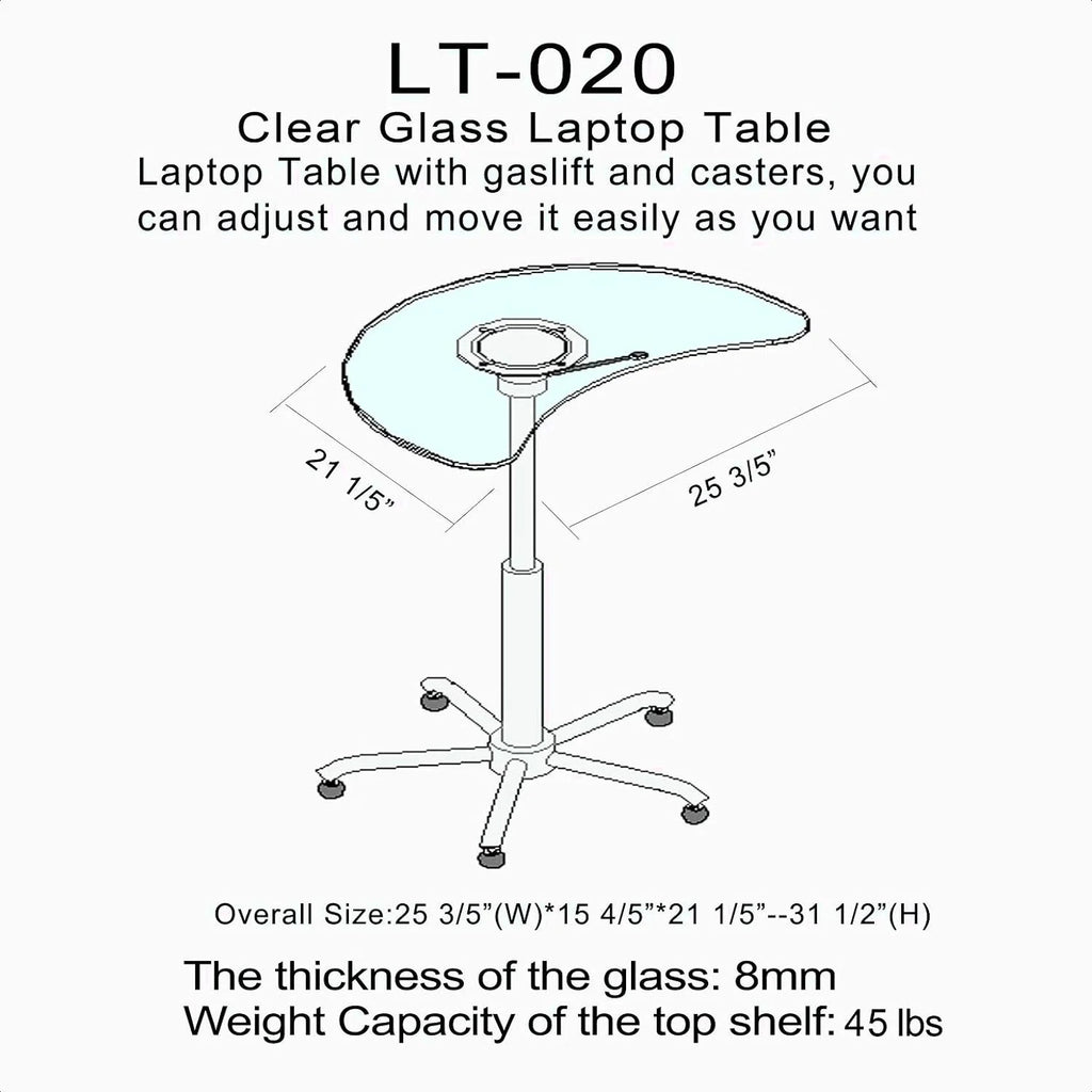 Maragozakis Oval Credenza Desk, Height Adjustable D88627