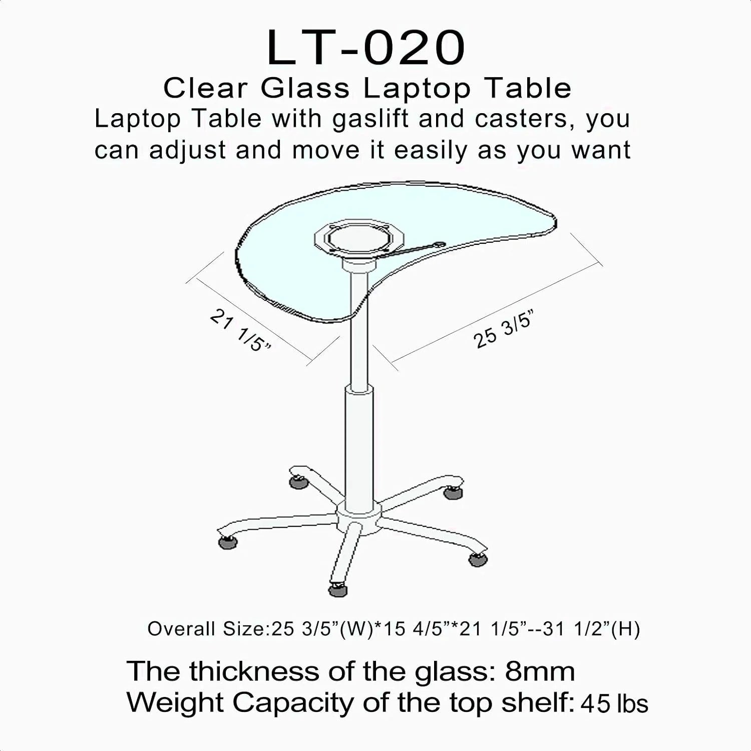 Maragozakis Oval Credenza Desk, Height Adjustable D88627