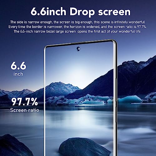 Yoidesu 4G Unlocked Smartphone 6.6in 8GB 256GB Dual SIM Android Phone E887237
