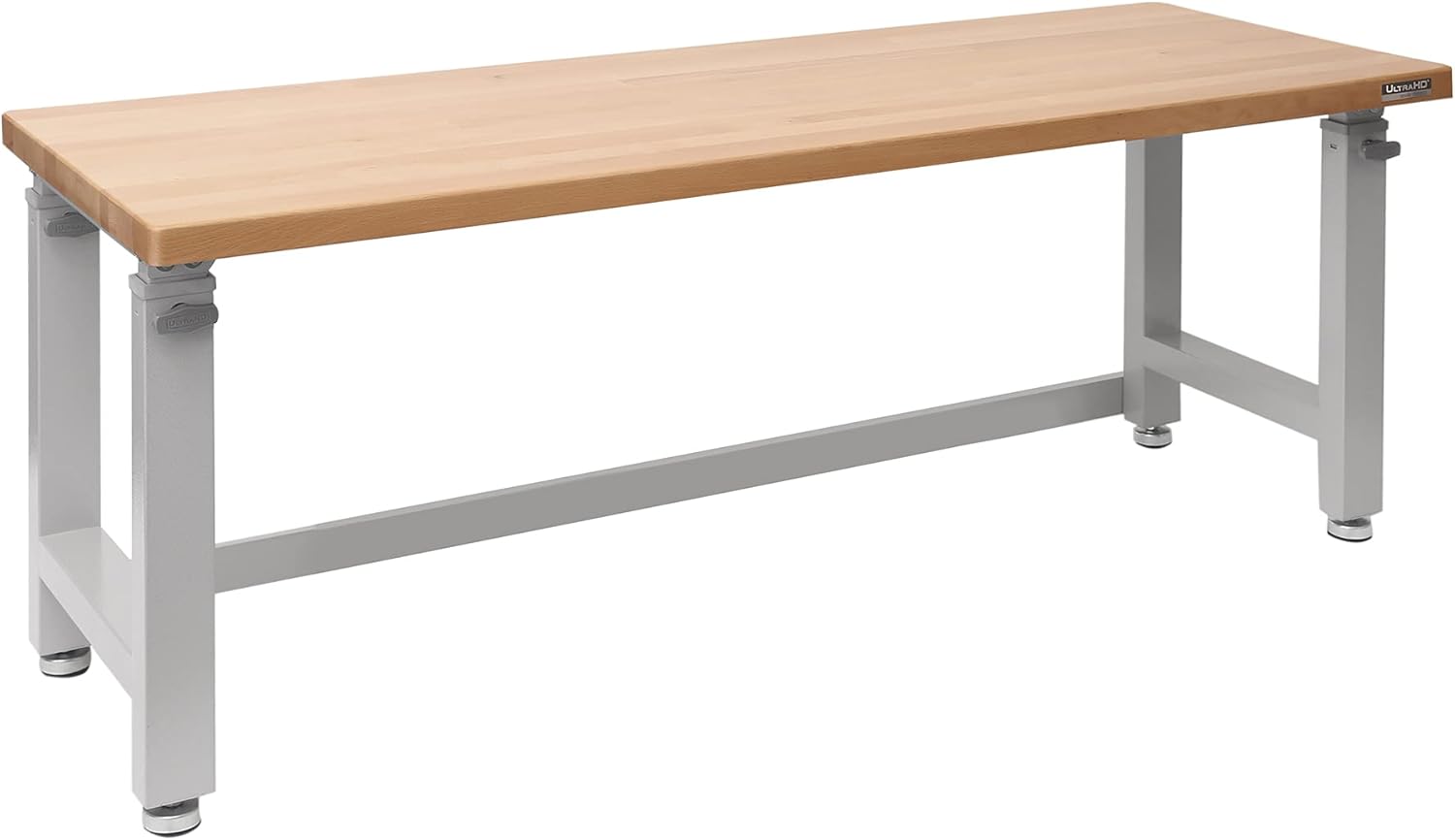 Seville Classics Heavy-Duty Wood Top Workbench, 72", Granite Grey M1845