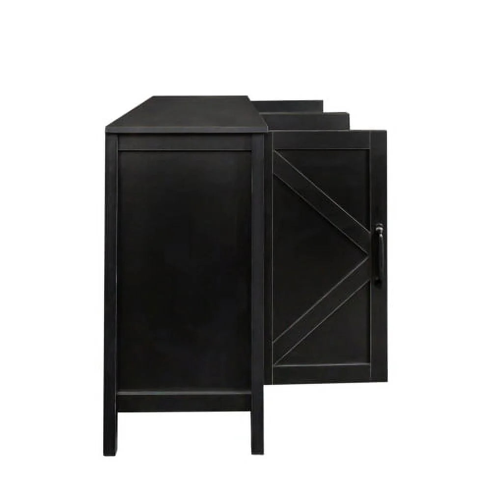 Freestanding Sideboard Cabinet with 4 Doors and 4 Shelves H472