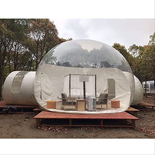 4M/13ft Inflatable Bubble Tent Clear 2M Tunnel Dome for Camping Backyard L29531