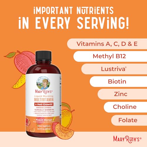 MaryRuth's Multivitamin Multimineral Supplement for Women with Lustriva & Chromium Picolinate, 15.22 Fl Oz R389